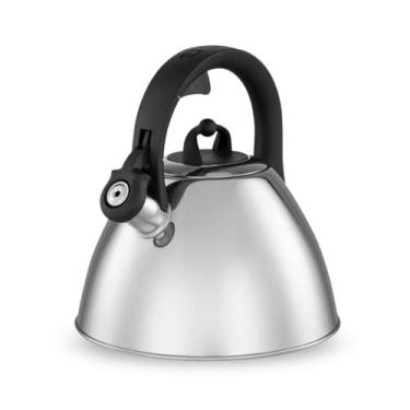 Imagem de Chaleira de Inox com Apito Brinox 3 L Jasmin com Indução Metalizada