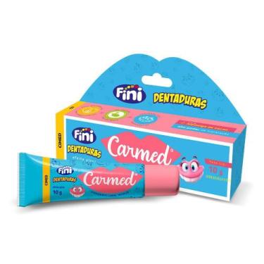Imagem de Hidratante Labial Carmed Fini Dentaduras Incolor Efeito Gloss 10g