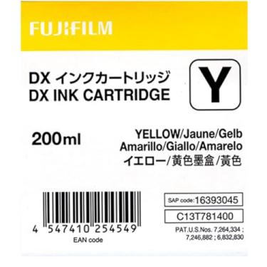 Imagem de Fujifilm DX Vividia Ink Cartidge 200 ml para a impressora Frontier -S - Amarelo
