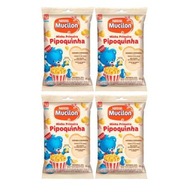 Imagem de Kit 4 Snack Mucilon Pipoquinha Milho 35g