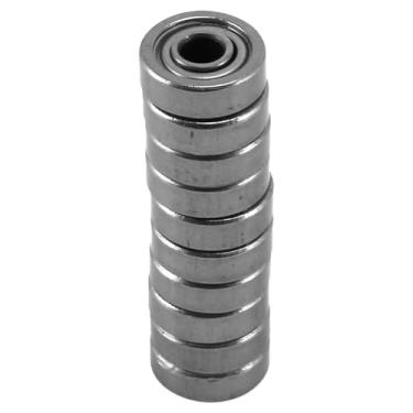 Imagem de Rolamento de esferas radial métrico blindado metálico selado miniatura 10 peças: 604 ZZ 4x12x4MM