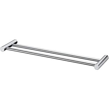 Imagem de Toalheiro, barra dupla, ferragens de banheiro, cabide duplo para banheiro toalheiro