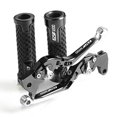 Imagem de Para Suzuki GSF1200 Bandit GSF 1200 2001 2002 2003 2004 2005 2006 Alavancas de embreagem de freio CNC para motocicleta manete de embreagem do freio do guidão (Cor : 3)