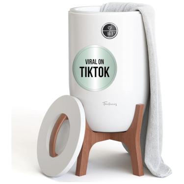 Imagem de Aquecedor de Toalha Elétrico com Desligamento Automático e Capacidade para 2 Toalhas Grandes, 110V, FONTAINES LUXURY GOODS FTW-100