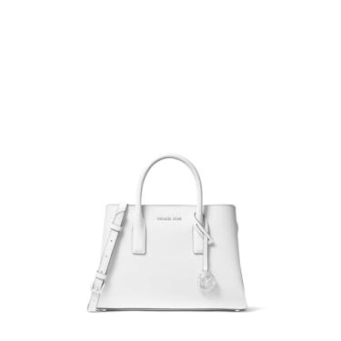 Imagem de Michael Kors Ruthie Bolsa pequena, branca óptica, Branco óptico