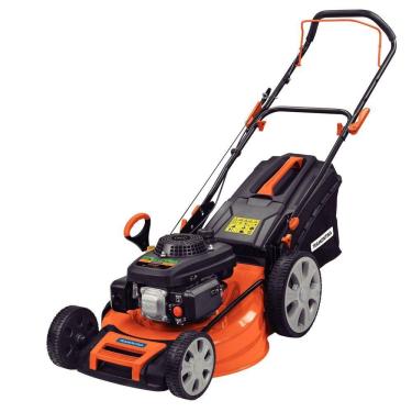 Imagem de Cortador Grama Gasolina Tramontina Cc53m Corte 530mm Motor 159cc Chassi Metálico Recolhedor Rígido