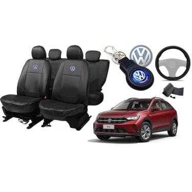 Imagem de Capa de couro para o banco nivus 2020-2023 proteção impermeável