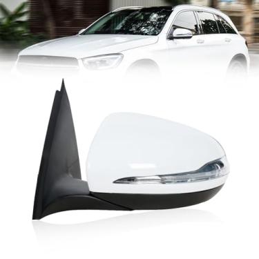 Imagem de JESYMBX Espelho retrovisor lateral da porta com ponto cego para Mercedes Benz X253 GLC300 GLC350 2016-2021 2538101416 esquerdo