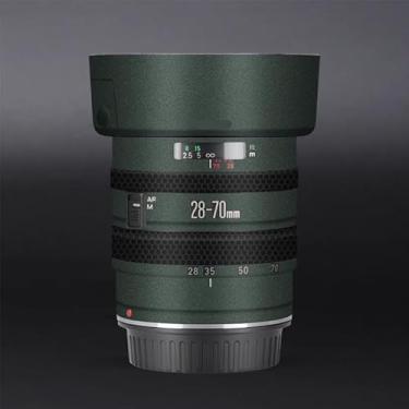 Imagem de EF 28-70 3.5-4.5 II Capa de lente película antirarranhões adesivo protetor de corpo película protetora decalque para Canon EF 28-70mm F3.5-4.5 II (verde turquesa)