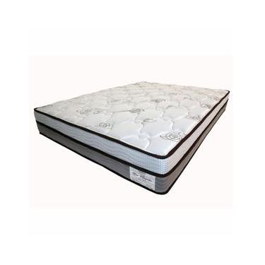 Imagem de Colchão King Size Ortobom New Magestic com Ortopillow e Molas Ensacadas 27x193x203 cm - Marrom/Cinza