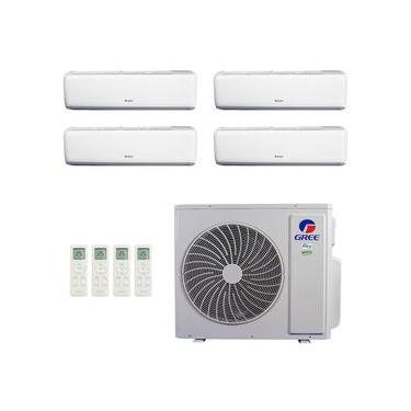 Imagem de Ar-Condicionado Multi Split Inverter Gree 48.000 (3x Evap HW 9.000 + 1x Evap HW 24.000) Quente/Frio 220V