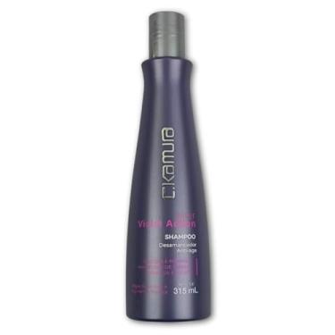 Imagem de Shampoo Matizador Desamarelador Para Cabelos Loiros e Grisalhos Com Pigmentos Violetas 315ml