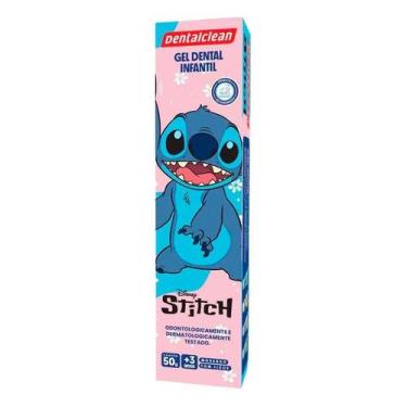 Imagem de Gel Dental Infantil com Fluor Dentalclean Stitch Sabor Morango 50g