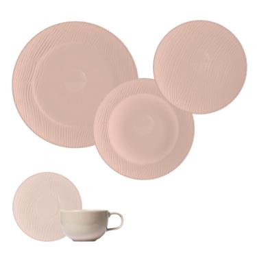 Imagem de Jogo Jantar Chá 30 Peças Dunas Creme Germer Porcelanas