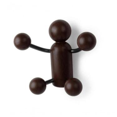 Imagem de Cabide Cabideiro De Parede Woody Tabaco - Umbra