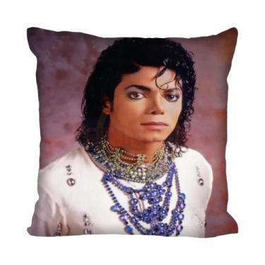 Imagem de Capas De Almofada Personalizadas Michael Jackson Super Star Com Zíper 