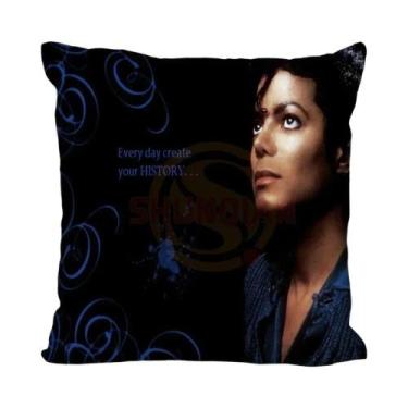 Imagem de Capas De Almofada Personalizadas Michael Jackson Super Star Com Zíper 