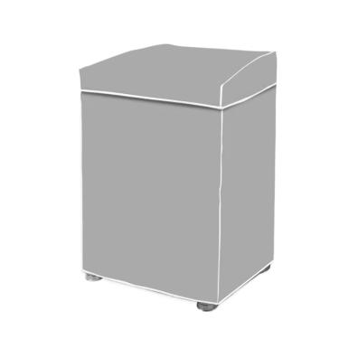 Imagem de Capa Maquina Lavar Com e Sem Zíper TAMANHO M, G PROTEÇÃO CONTRA CHUVA E SOL E AGUA(M,Cinza pvc s/zíper)