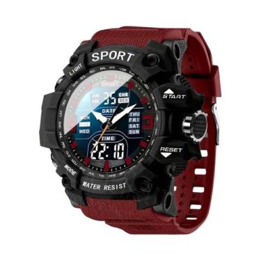 Imagem de Relógio Esportivo Tático Unissex Com Grande Mostrador, À Prova d'Água,
