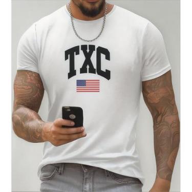 Imagem de Camiseta Moda Country Wear Cowboy Usa Algodão - TriboStar, Branco, P
