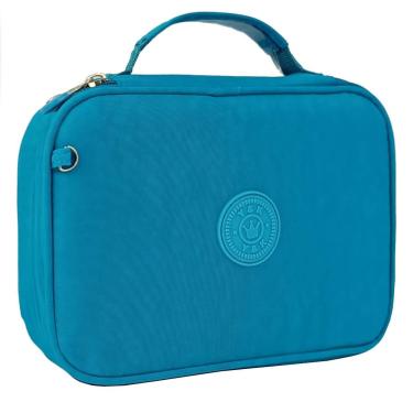 Imagem de Estojo Box Escolar Bolsinha Porta Caneta Lapis Coloridos Grande Jumbo Organizadora-Feminino