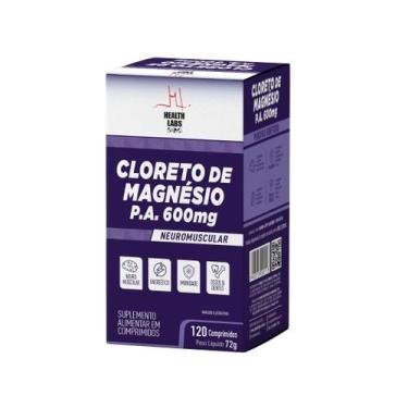 Imagem de Cloreto de magnesio p.a health labs 120 comprimidos