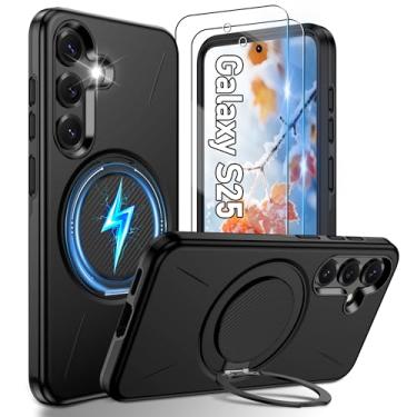 Imagem de Gritup Capa preta para Samsung Galaxy S25