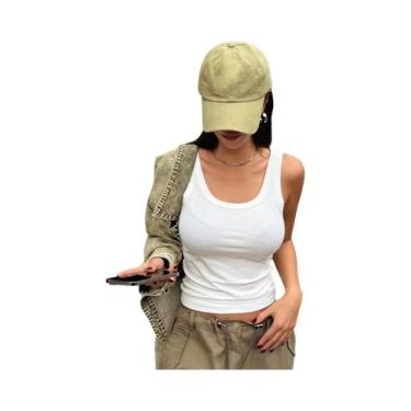 Imagem de Camisola Sem Mangas Feminina De Verão, Respirável E Confortável, Top D