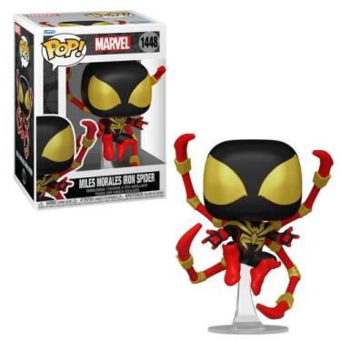 Imagem de Boneco Funko Pop! Marvel HQ - Miles Homem-Aranha de Ferro