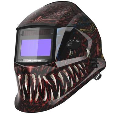 Imagem de Capacete de soldagem ARCCAPTAIN Auto Darkening True Color Alien