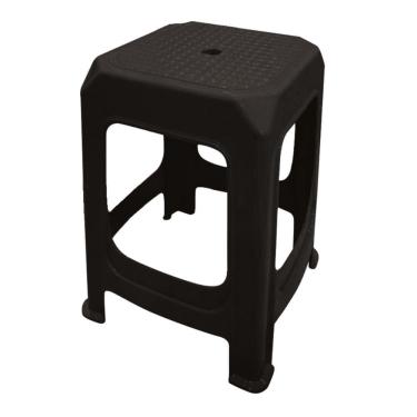 Imagem de Banqueta Porto Plástico Total Green - Preta - 5025 - Xplast