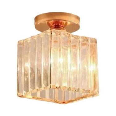 Imagem de Lustre De Cristal Luxuoso Para Hall De Entrada, Corredor, Varanda E Co