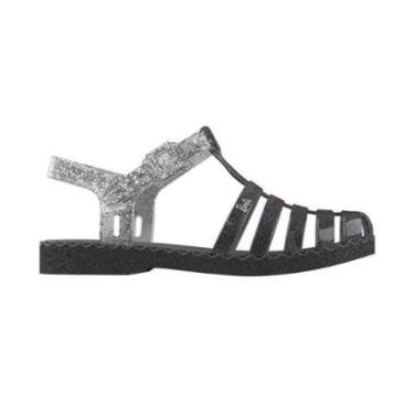 Imagem de Sandália Infantil Barbie Duo Glitter Cinza Grendene Kids 22459-BX258-Feminino