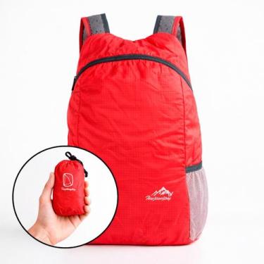 Imagem de Mochila Unissex Outdoor 13 Litros Dobrável com Costura Reforçada - Mek