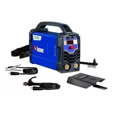 Imagem de Maquina De Solda Inversora 220a Flama 221 Boxer Com Eletrodo e Luva 