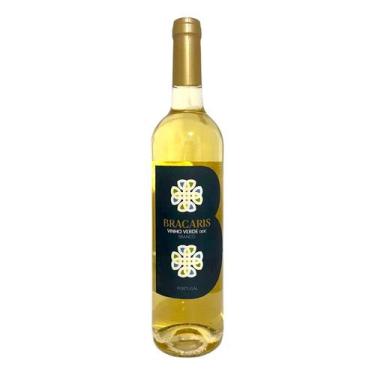 Imagem de Vinho Verde Branco Português Meio Seco Bracaris 750ml 9,5%
