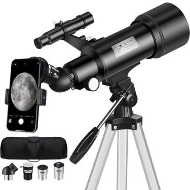 Imagem de Telescópio Mijiaowatch 70 mm de abertura 400 mm com tripé e acessórios