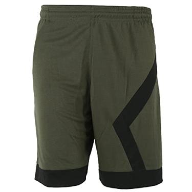 Imagem de Shorts de ginástica, shorts de corrida finos verdes com design de cordão para corrida para homens(XXL)