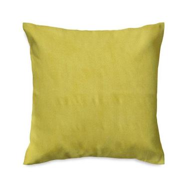 Imagem de Capa De Almofada Vivain Suede Amarelo 46X46CM