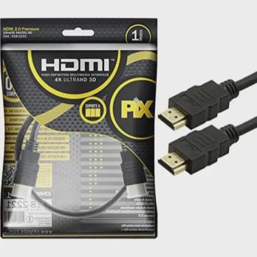 Imagem de Cabo Hdmi Gold 2.0 - 4K hdr 3D 19P 1.0M pix