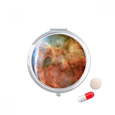 Imagem de Caixa de comprimidos azul nebulosa da Brown Clouds com compartimento para armazenamento de remédios