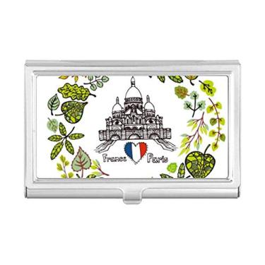 Imagem de Basilique Paris França Ilustração Porta-cartões Carteira de bolso