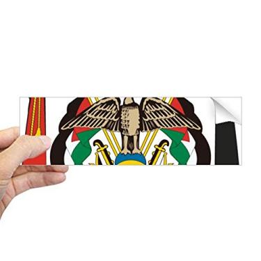 Imagem de DIYthinker Decalque de janela com emblema Jordan National Country, retangular, para-choque, notebook