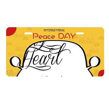 Imagem de DIYthinker Placa de carro com a frase "My Heart Joy" da Famous Poetry