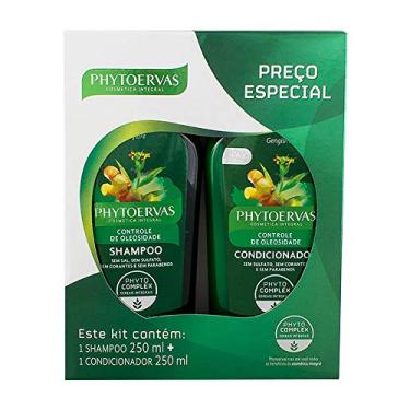 Imagem de Phytoervas Kit Controle da Oleosidade Shampoo 250 ml + Condicionador 250 ml
