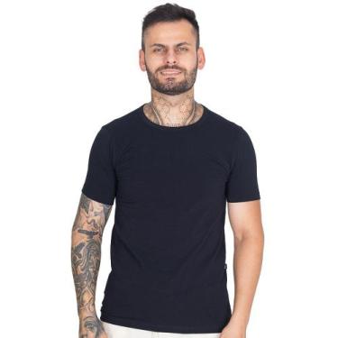 Imagem de Camiseta Masculina Básica Algodão C/ Elastano Cotton Premium - Kohmar