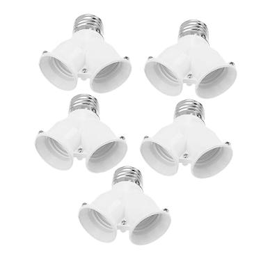 Imagem de OSALADI 5 Pçs Divisor De Soquete De Lâmpada LED Base De Luz Lâmpadas LED Extensor De Mangueira Em Forma De Y Adaptador Extensor De Soquete De Lâmpada Em Forma De Y Adaptador Extensor De