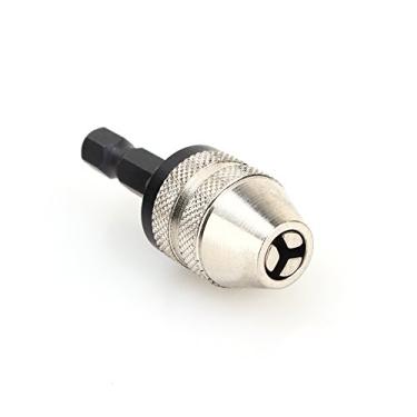 Imagem de Mandril De Broca Sem Chave De Troca Rápida - Adaptador De Broca De Haste Hexagonal De 1/4 Pol., Adaptador De Broca De Chave De Fenda De Extensão De Conversor De Mudança Rápida Para Ferramenta De Broca