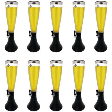 Imagem de Kit 10 Torre De Chopp Chopeira Cervejeira  2,5 Litros Cerveja Gelada - Marchesoni