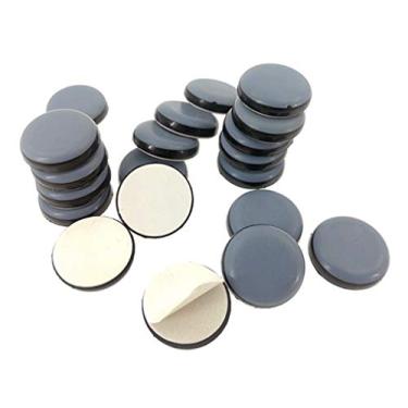 Imagem de ALIMITOPIA 20 peças deslizantes de móveis, protetor de piso autoadesivo de teflon resistente para poltronas, mesas, sofás (Φ 30 mm ou 1,2 polegadas)